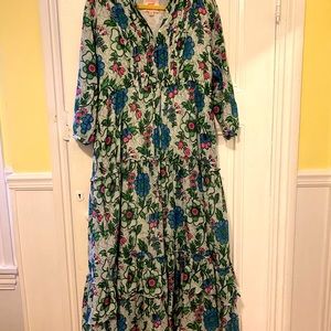 Floral midi dress by Banjanan